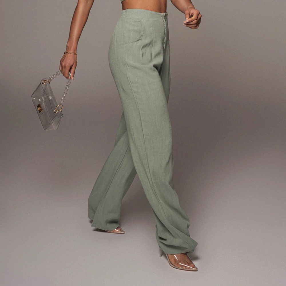 JLuxLabel Sage Thea Linen Pant